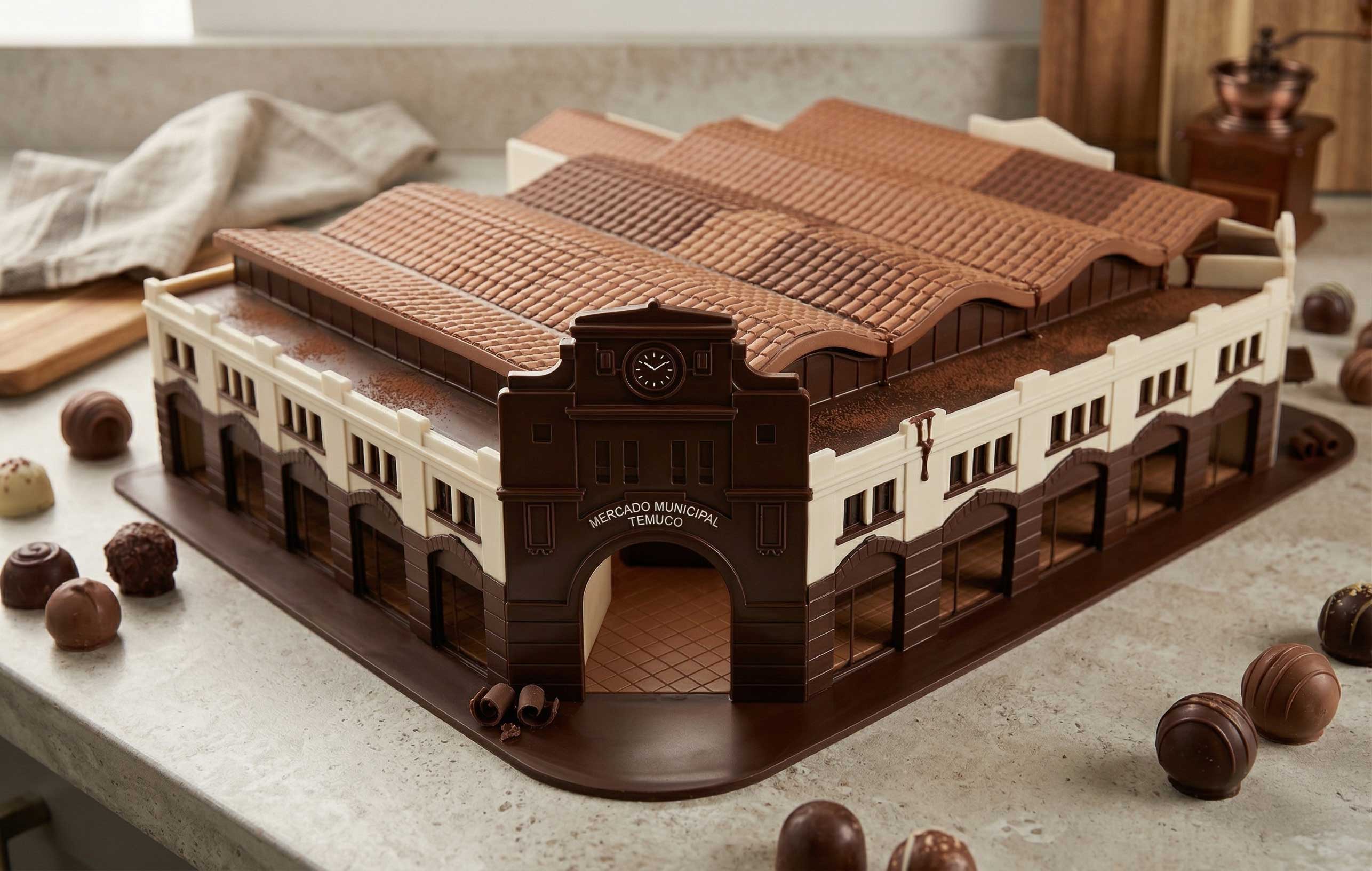 Escultura Mercado Municipal de Temuco